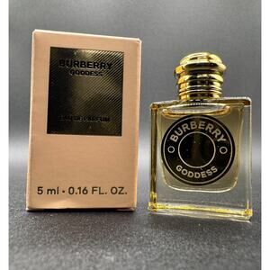 BURBERRY GODDESS EAU DE PARFUM 0.16 fl oz / 5 ml MINIATURE SPLASH FOR WOMEN